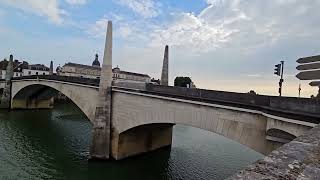 Chalonsur Saone France Cycling Portugal to Germany Day 33 [upl. by Dikmen]