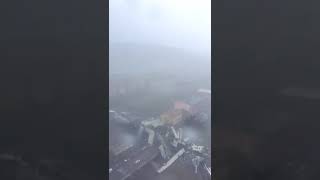 Genoa Bridge Filmed From Helicopter  Footage At The Scene [upl. by Levins]