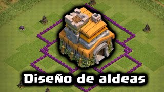 ALDEA DE AYUNTAMIENTO 7  Diseño de Aldeas  Clash of Clans con ThAlvaro845 [upl. by Yecak]