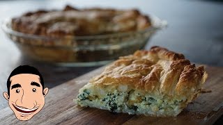 PUFF PASTRY with Spinach and Ricotta  Vegetarian Pie Recipe  Vegetarian Meal Prep [upl. by Namso]