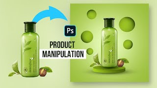 product manipulation photoshop tutorial  photoshop for beginners [upl. by Kcirre371]