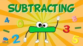 Subtracting Easy Peasy simple and remainder subtraction  Educational Videos for Kids [upl. by Bili]