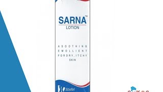 Sarna Emollient Lotion For Dry Skin  ClickOnCare [upl. by Lonergan]