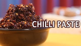 Chili Paste Recipe  Mallika Joseph FoodTube [upl. by Ramma]