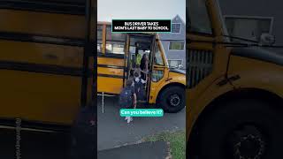 Bus Driver Takes Moms Last Baby To School 😭 [upl. by Marler]