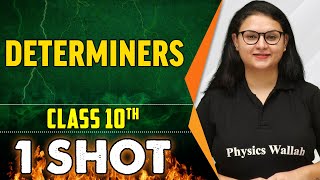 Determiners in 1 Shot  Everything Covered  Class 10th Board  Pure English [upl. by Walli]