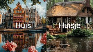 The Ultimate Guide to Dutch Diminutives Make Everything Cute 50 Most Common Ones [upl. by Constanta]