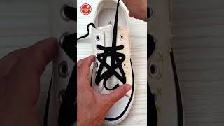 Star Lacing Shoes Tutorial shoes lace styles Shoe Lacing Styles shoelace shorts viral diy [upl. by Rainer]