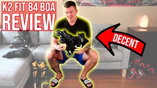 K2 FIT 84 BOA Inline Skate Review [upl. by Ainex]