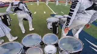 Byrnes Drumline quotHeadlinequot 2024 SCBDA 6A Center Quad Cam [upl. by Linskey]