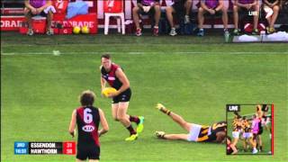 Round 2 AFL  Essendon v Hawthorn Highlights [upl. by Aifoz]