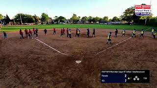 Pharoahs vs 45s  652024  Park District of Forest Park Mens Major League 16quot Softball [upl. by Sharity]