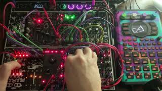 Eurorack Modular  SP404 MK2 Techno Jam 15 [upl. by Briney]