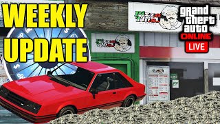 GTA 5 Online New Lucky Wheel Podium Car  NEW Dominator FX  GTA 5 Weekly Update [upl. by Kareem]