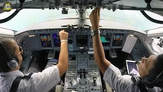 JUST ENJOY Interjet Sukhoi Superjet planes ULTIMATE COCKPIT MOVIE AirClips full flight series [upl. by Grishilde]