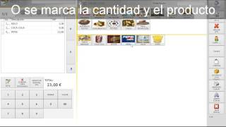 ATRISOFT TPV Bares y Restaurantes  Cobro del Ticket [upl. by Blight]