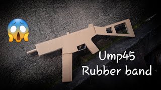 Cardboard Ump45 gun that shootscardboard it [upl. by Milde]