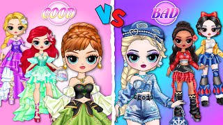 Good Girl Vs Bad Girl Disney Princess Transformation [upl. by Roxanna]