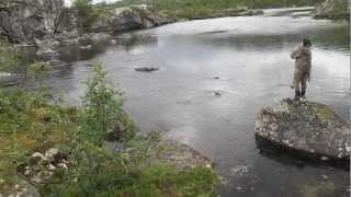 Troutfishing in Sweden Arjeplog [upl. by Yrellih]