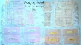 Enveloppes Budget Boutique Etsy [upl. by Bevash]