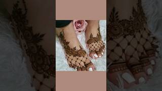 Legs mehndi design  shorts ytshorts mehandi henna new video [upl. by Llacam628]