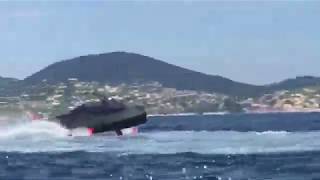 Flying boat  Motor boat with hydrofoils [upl. by Eugene]