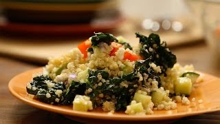 Salade met boerenkool quinoa en avocado [upl. by Schmitt]