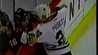 Bob Probert vs Craig Berube Round 7 [upl. by Nomyad486]