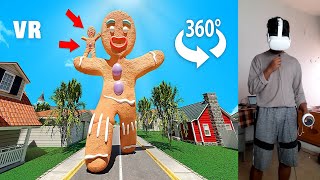 Experiencing 360° VR  Gingerbread Man Funny Animation  Shrek  Kuva [upl. by Einnol135]