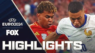 Spain vs France Highlights  UEFA Euro 2024  Semifinals [upl. by Runstadler893]