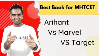 Best Book for MHTCET Target Vs Marvel Vs Arihant mhtcet books 2021 [upl. by Marleen740]