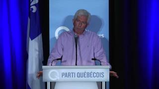 Gilles Duceppe sadresse aux militants du Parti Québécois [upl. by Gnem]