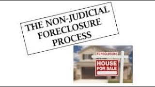 How To Stop A NonJudicial Foreclosure 2020 [upl. by Nirtak511]