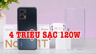 Mở hộp Redmi Note 11T Pro Plus  4 TRIỆU CÓ SẠC 120W CHIP MẠNH [upl. by Arataj772]