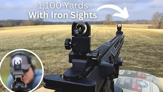 1100 Yards with IRON SIGHTS [upl. by Kassab857]