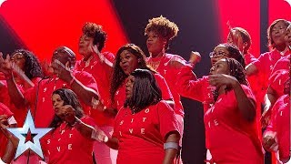 INSPIRATION ALERT B Positive Choir RISE UP in the BGT Final  The Final  BGT 2018 [upl. by Anitsirhcairam]