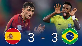 Highlights Brazil vs Spain 33 Friendly Match 2023 Highlights amp Goals  1080p [upl. by Bryon25]