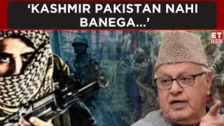 Kashmir Pakistan Nahi Banega Farooq Abdullah’s Strong Message  Ganderbal Terror Attack [upl. by Lemahs]