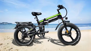 DEEPOWER H20 PRO Electric Bike 2000W 48V 20AH 20 Inch Fat Tire Folding Electric Bike [upl. by Pennie]