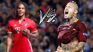 Radja Nainggolan vs Renato Sanches  Tackles Goals amp Skills  201617 HD [upl. by Redan]