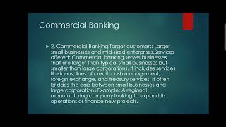 Business Banking Vs Commercial Banking Vs Corporate Banking and Retail Banking [upl. by Urdna262]