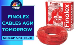 Finolex Cables Fires Up In Trade Ahead Of AGM Tomorrow  CNBC TV18 [upl. by Justin]