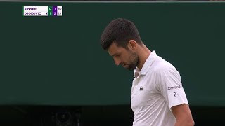 Wimbledon 2023  Jannik Sinner vs Novak Djokovic  SemiFinal Highlights [upl. by Kendrick764]