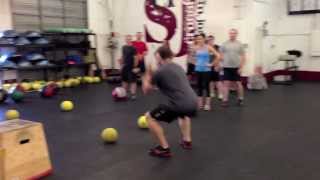 Wall Ball Shots  Warm Up Game  Crossfit San Jose [upl. by Starlin957]