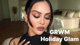 Holiday Glam GRWM l Christen Dominique sponsored [upl. by Aaberg553]