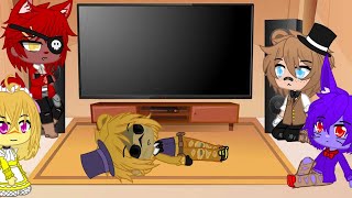 FNAF 1 Reacts To SMG4 Mario Plays FNAF [upl. by Aninat82]