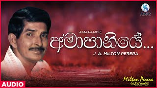 Amapaniye අමාපනියේ  JA Milton Perera  Sinhala Classical Songs [upl. by Ecinad]