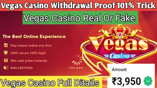 Vegas Casino Withdrawal Proof देख लो Vegas Casino Withdrawal Full Ditails Vegascasino [upl. by Arinay]