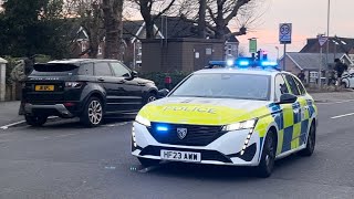 Brand New  Dorset Police  Peugeot 308SW  On Emergency Call [upl. by Farr]