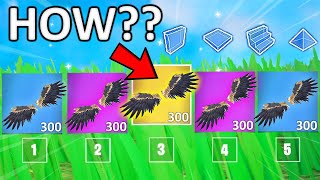 WINGS ONLY Challenge in Fortnite [upl. by Nwahsyar]